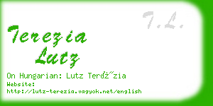 terezia lutz business card